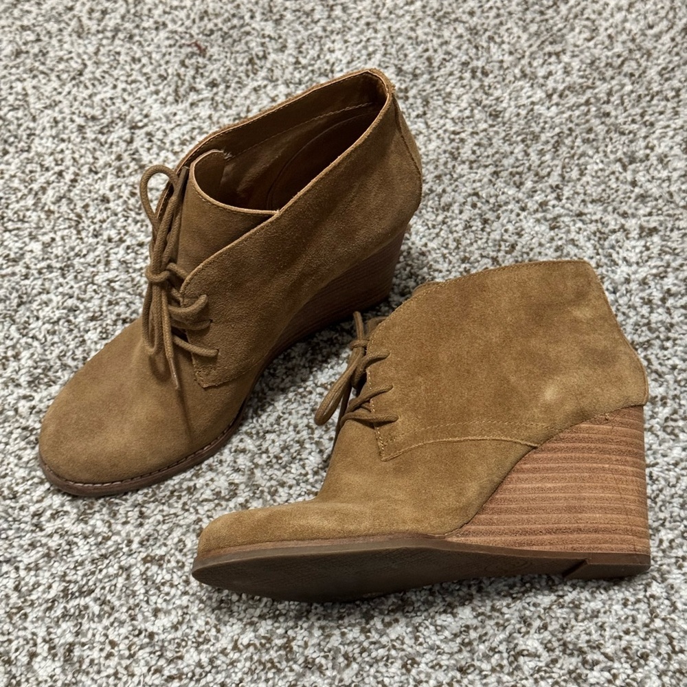 Lucky Brand Wedge Booties
